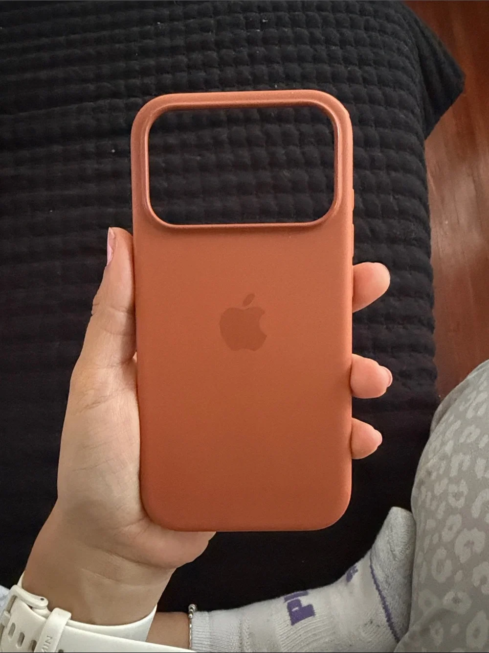 iPhone 17 pro Apple Silicone iPhone Case in Rust